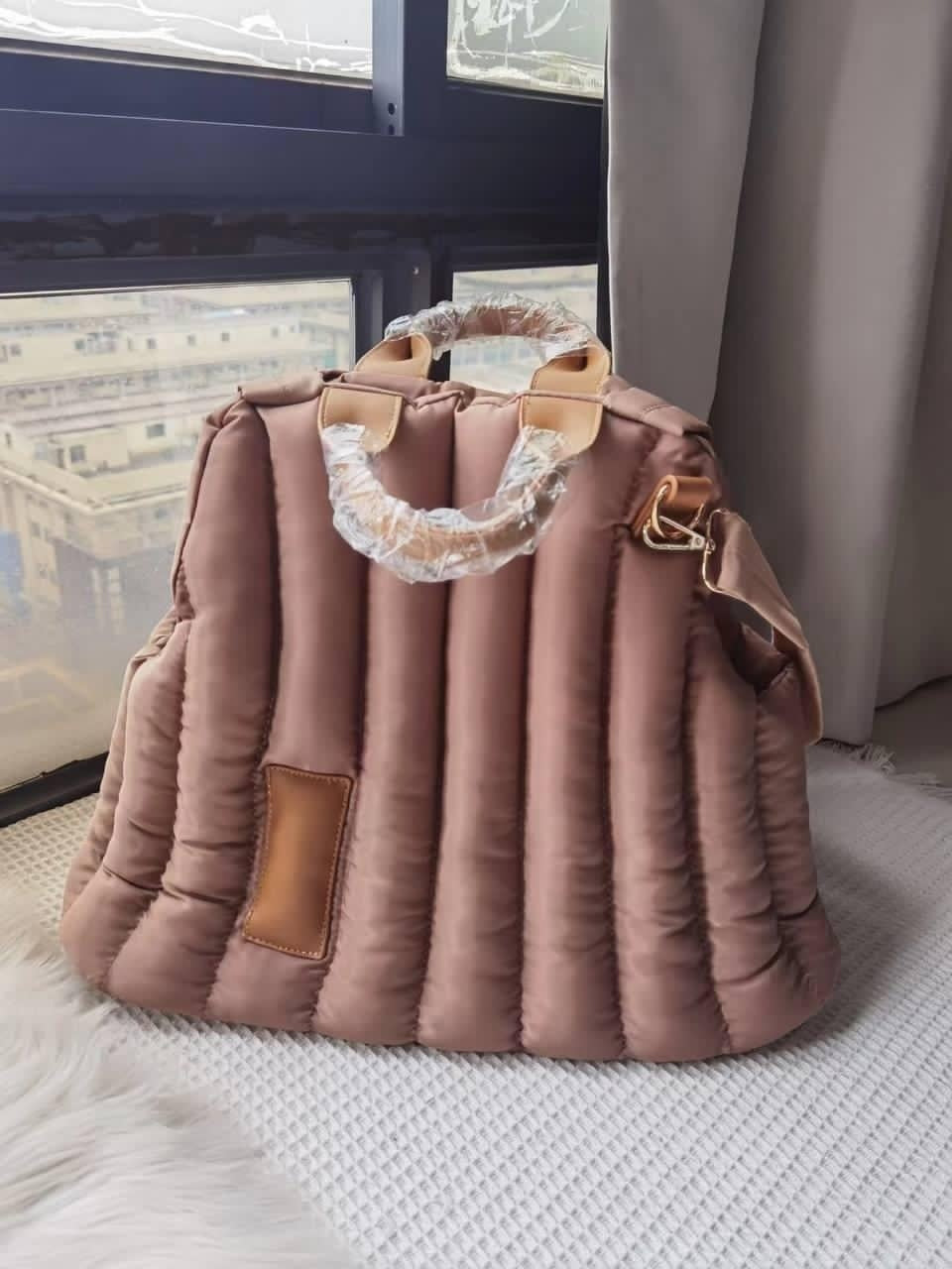 2 - Bag - Dog & cat bag - Sac de transport matelassé avec doublure polaire