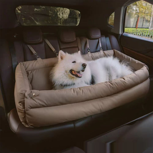 9 - Panier de transport XL pour chien – Sécurité, confort et style en voiture