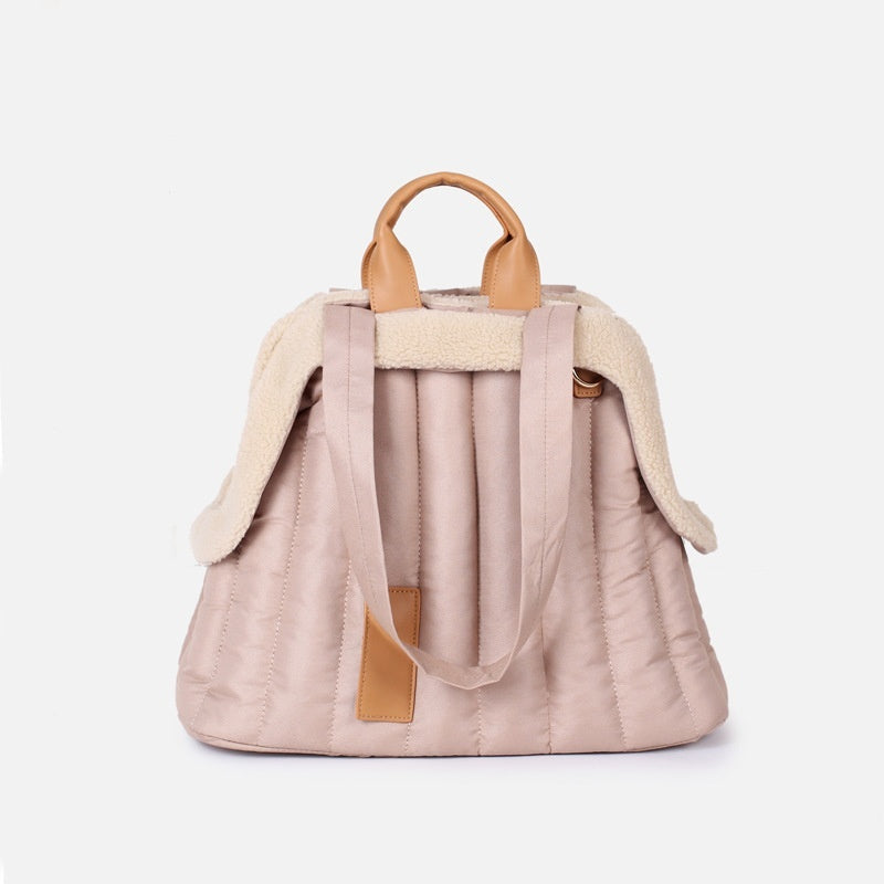 2 - Bag - Dog & cat bag - Sac de transport matelassé avec doublure polaire