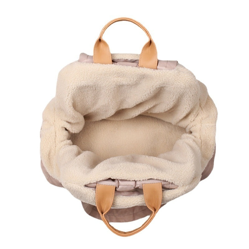 2 - Bag - Dog & cat bag - Sac de transport matelassé avec doublure polaire
