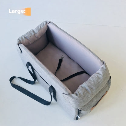 5 - Bag for dog - Sac de transport gris pour petit chien – Compact, doux et pratique au quotidien